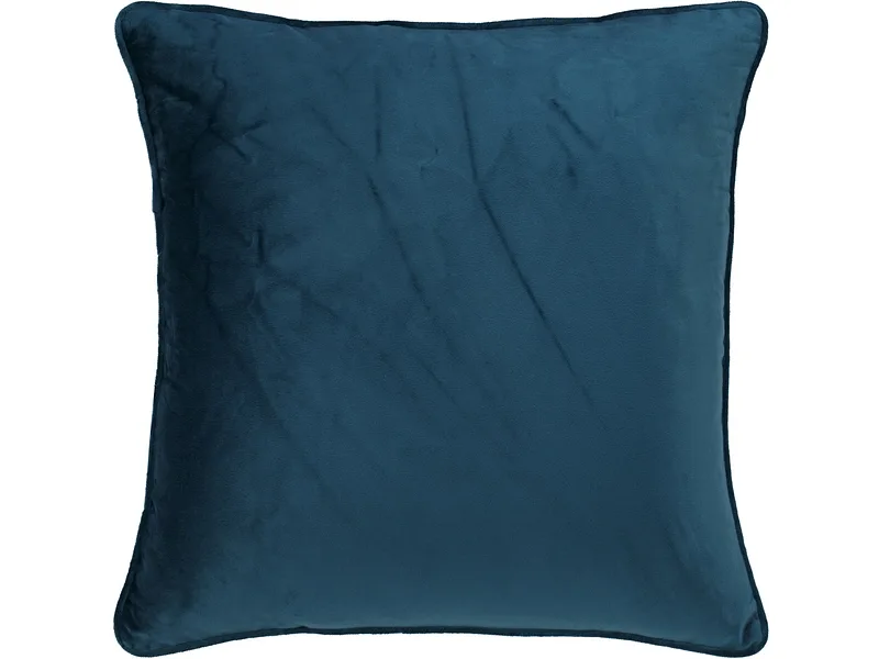 Kissenbezug VELVET 50x50cm nachtblau unifarben