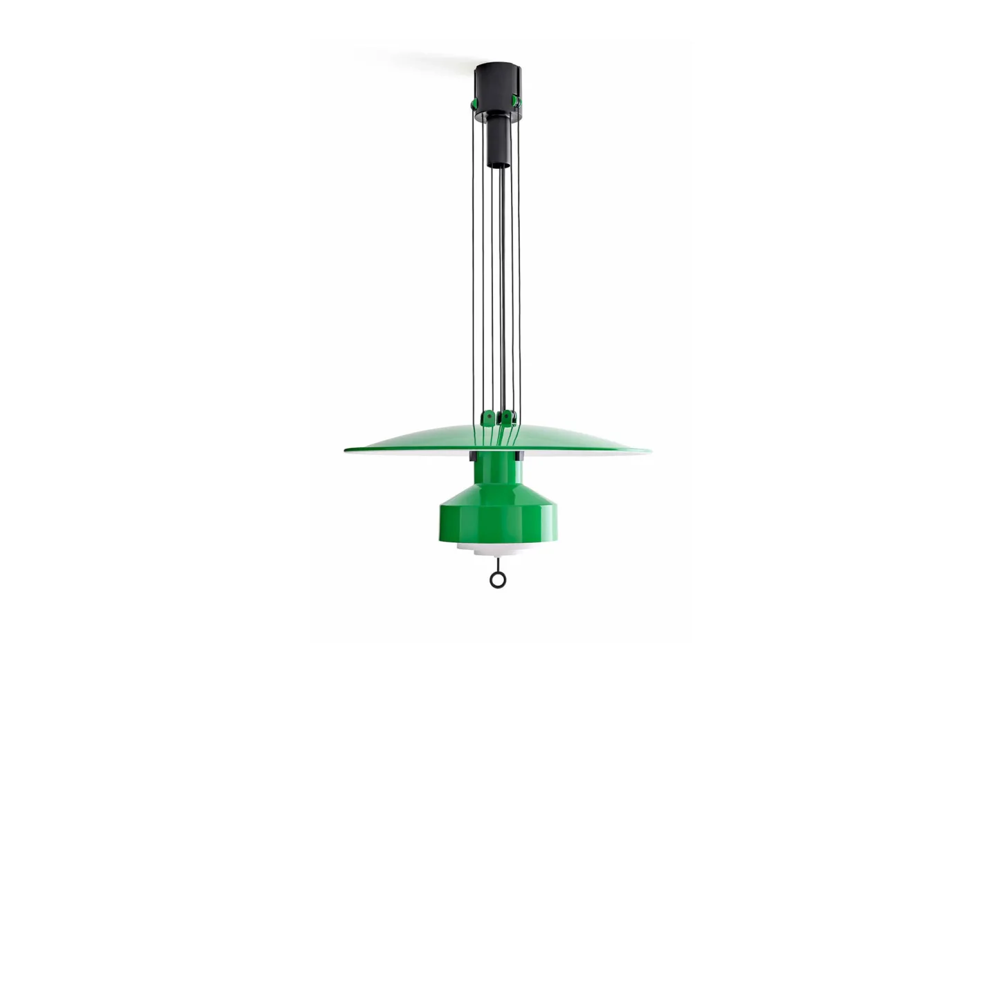 Stilnovo - Saliscendi Suspension, Green/White - Pendellampor - Achille Castiglioni,Pier Giacomo Castiglioni - Grön