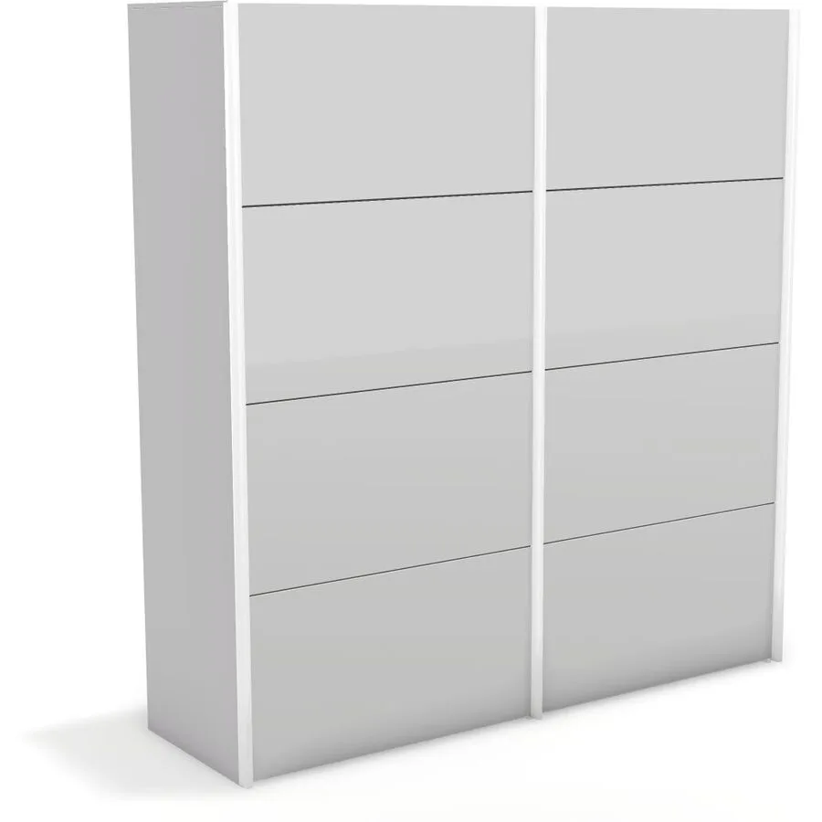 Kleiderschrank Window weiss Holzwerkstoff B 197 cm - Möbel Konfigurator: Traummöbel individuell zusammenstellen
