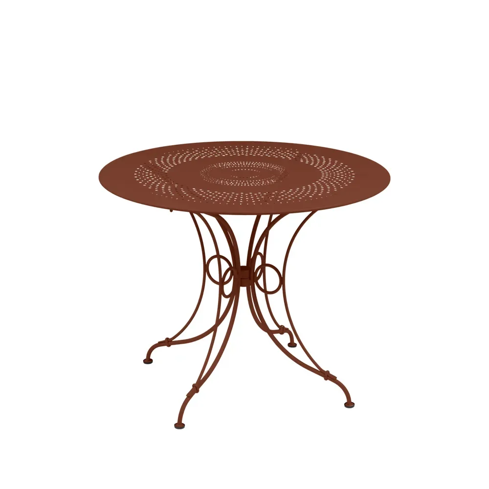 Fermob 1900 bord Ø96 cm Red ochre (röd)