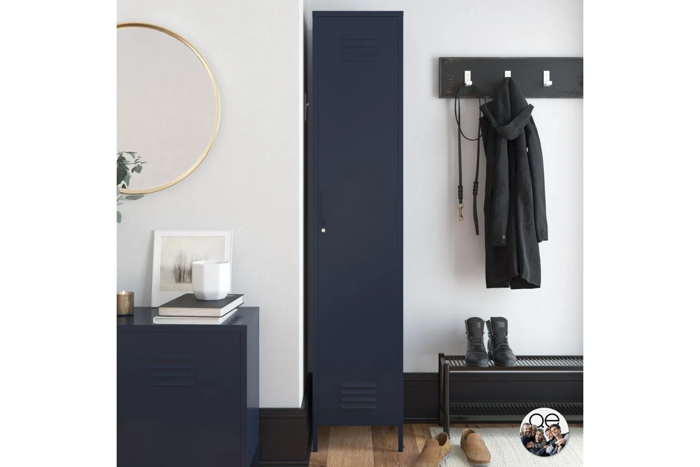 Bradford Highboard Mörkblå - Dorel Home
