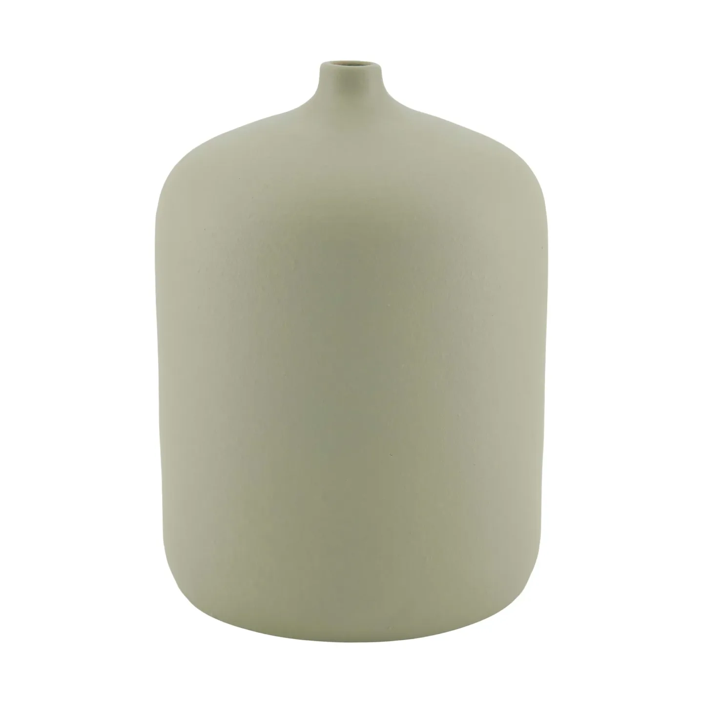 Decofinder Vase Flasche Terracotta, Grau | Schubiger Möbel