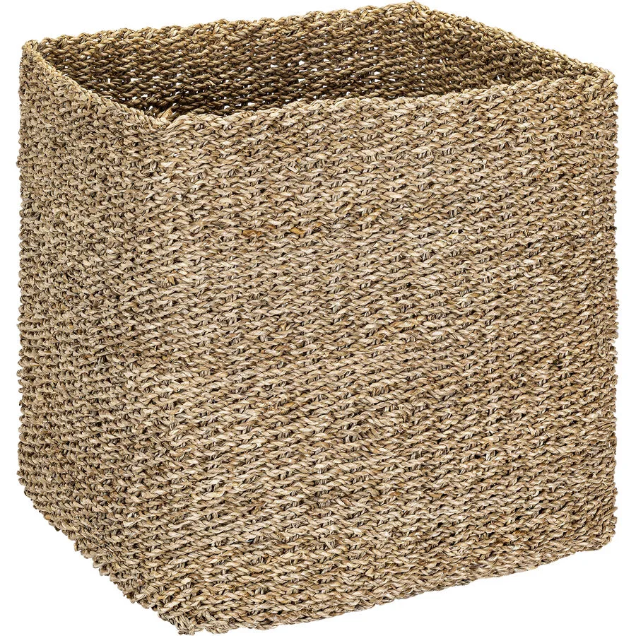 Korb Natural & Feminine Glamour braun H 40 cm - Material: Seegras