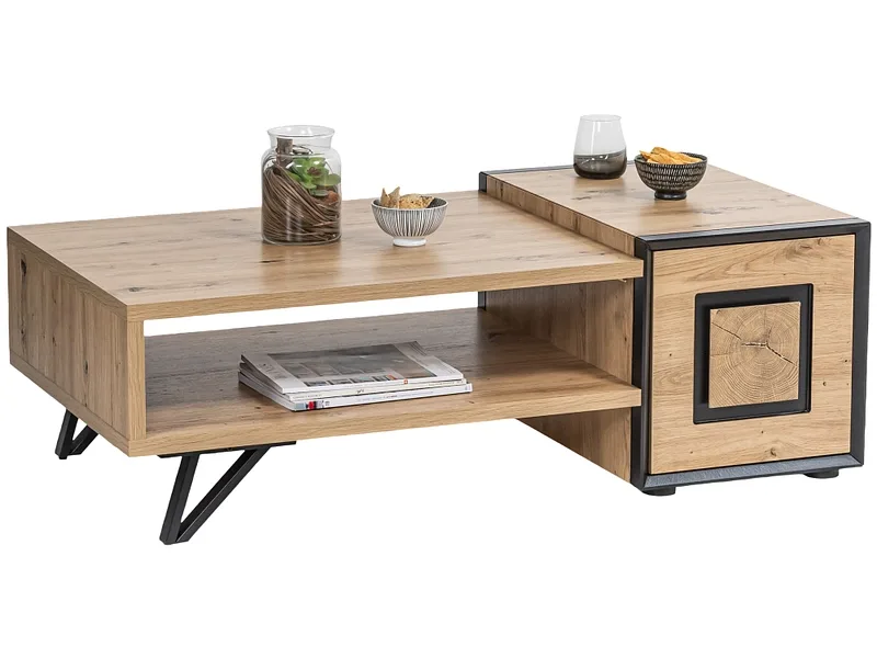 Couchtish GSTAAD 60x118x40cm eiche