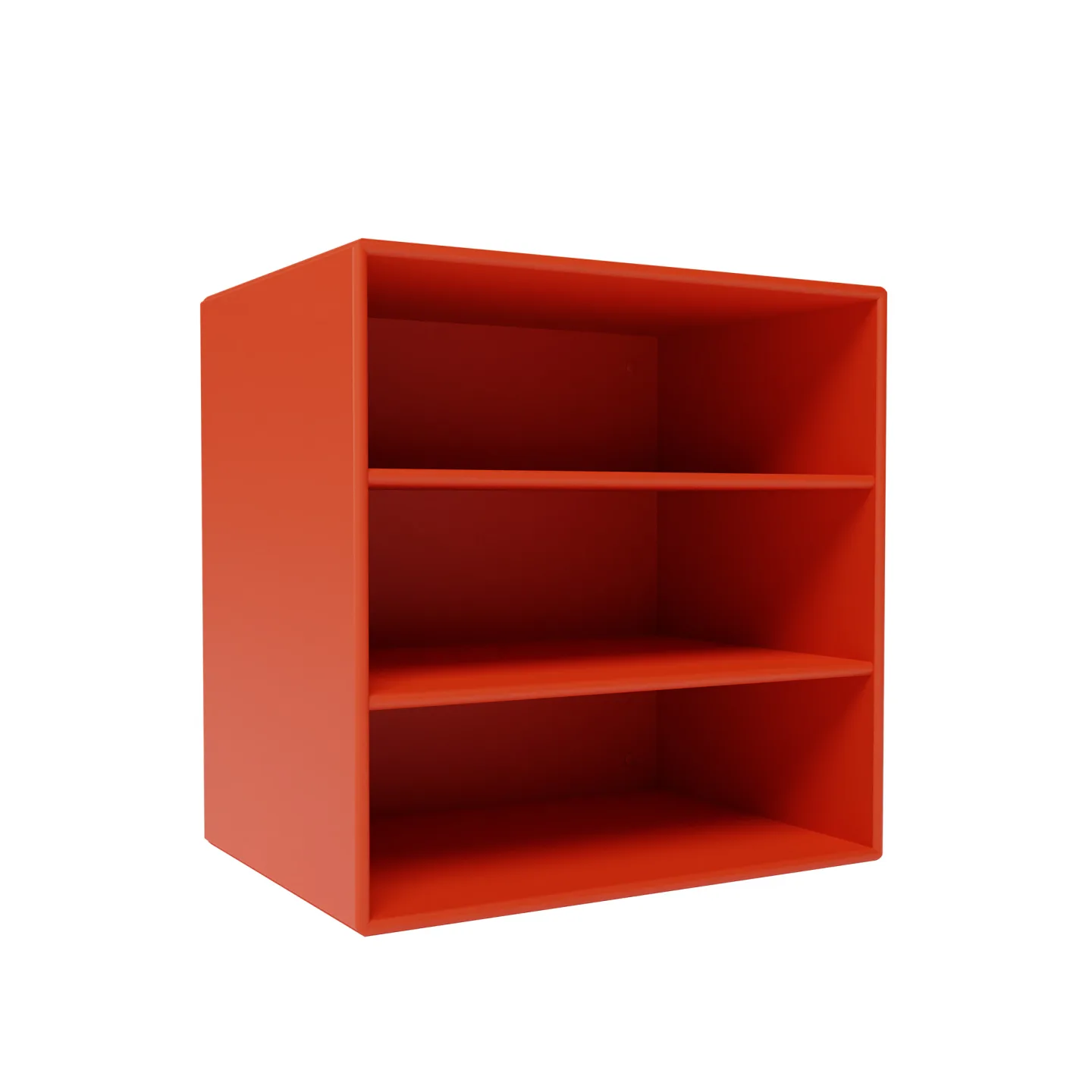 Montana - Montana Mini 1004 - Module With Horisontal Shelves - Flint - Hyllor & Hyllsystem - Peter J. Lassen - Grå