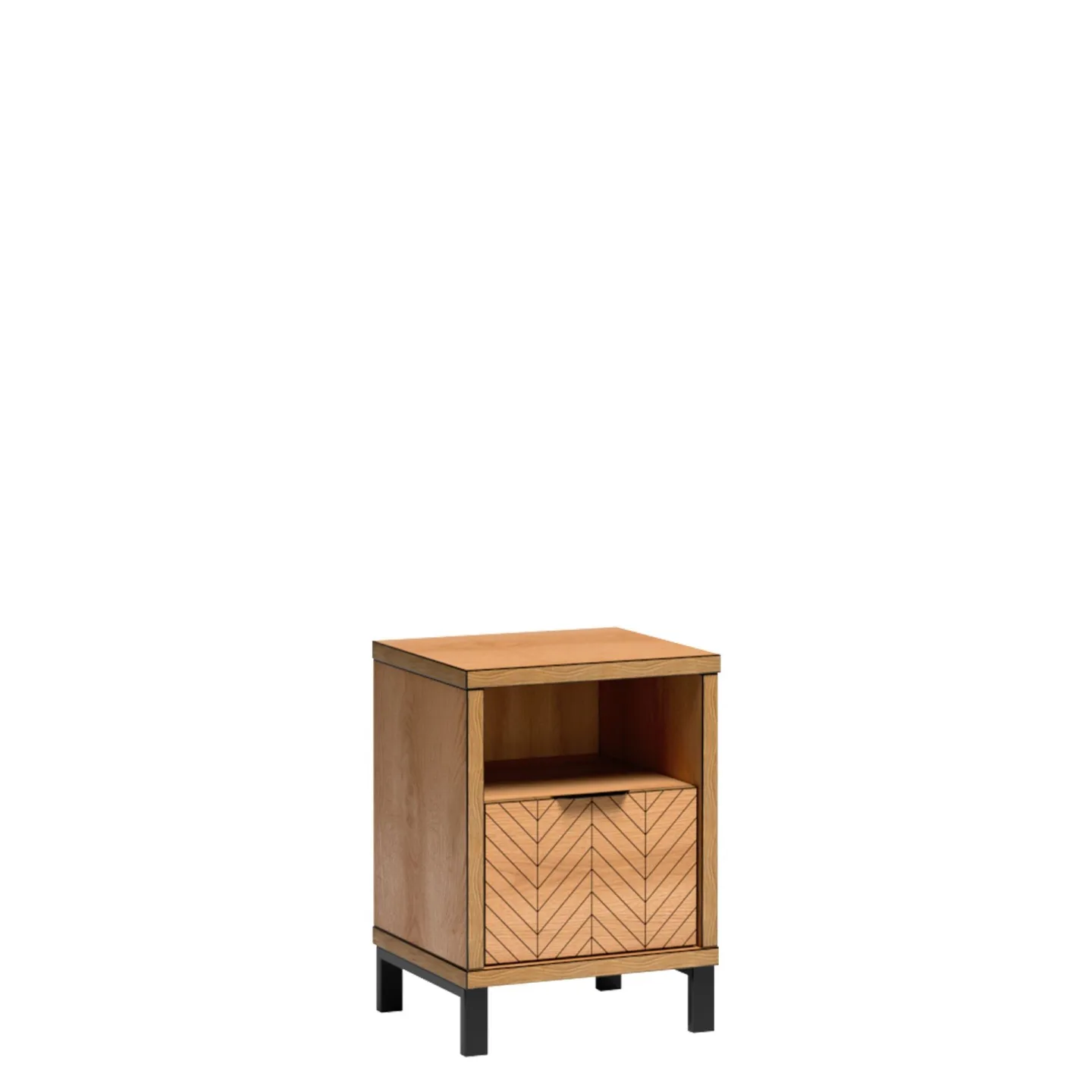 Fonti Sängbord 47 cm - Brun|svart