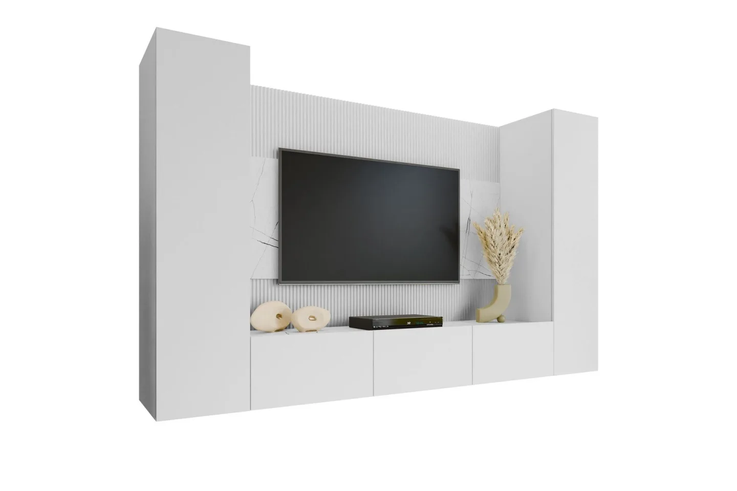 Bernice Tv-skåp 260x38 cm - Grön