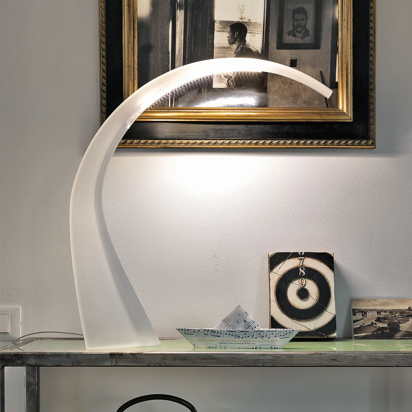 Taj Mini LED Bordslampa Kristall - Kartell - Vardagsrum - Design - Plast - Rund