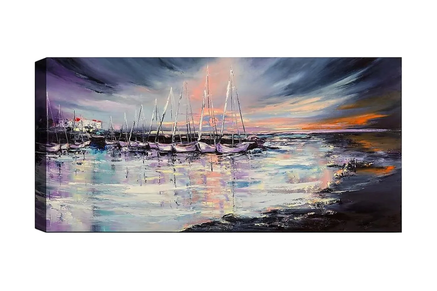 Canvastavla YTY Nautical & Beach Flerfärgad - 120x50 cm