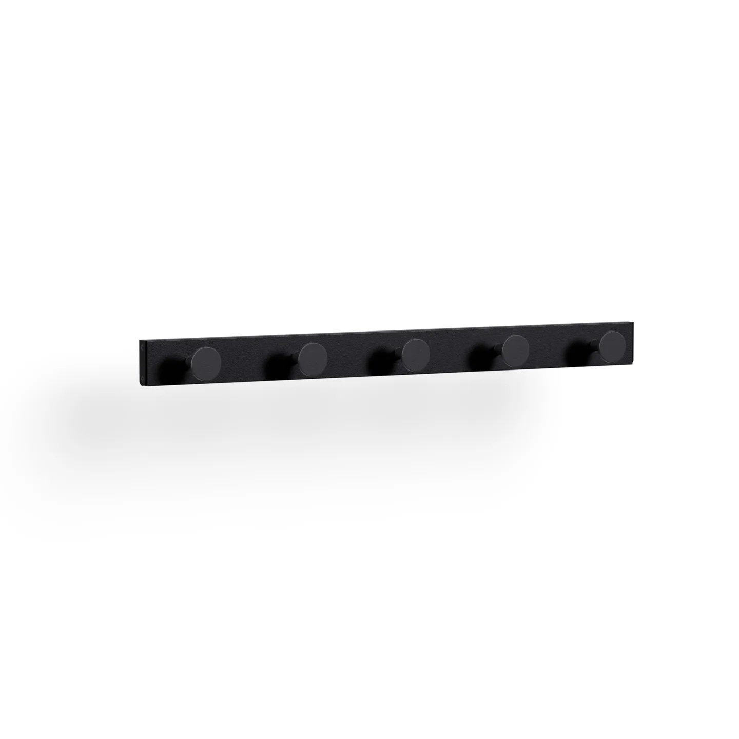 HAY - Pier System Coat Rack - Black Powder Coated Steel - Hyllor & Hyllsystem - Svart - Metall