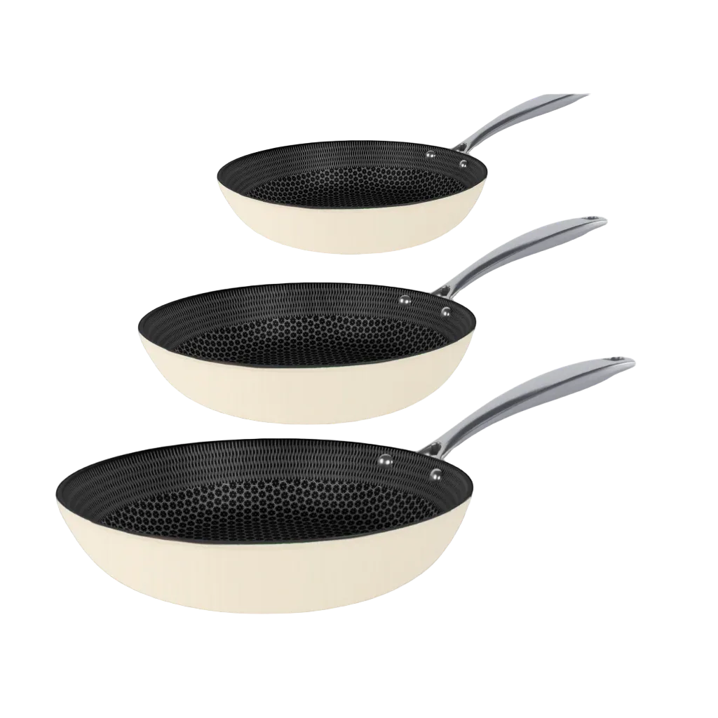 Go Ivory Honey Pfannenset 3-teilig - Edelstahl