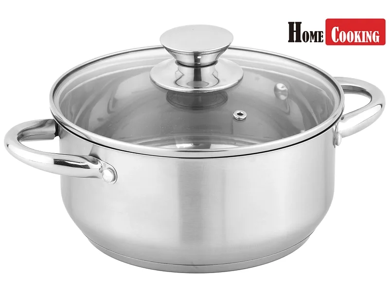 HOME COOKING Kochtopf JOSIE Ø20cm edelstahl silberfarben