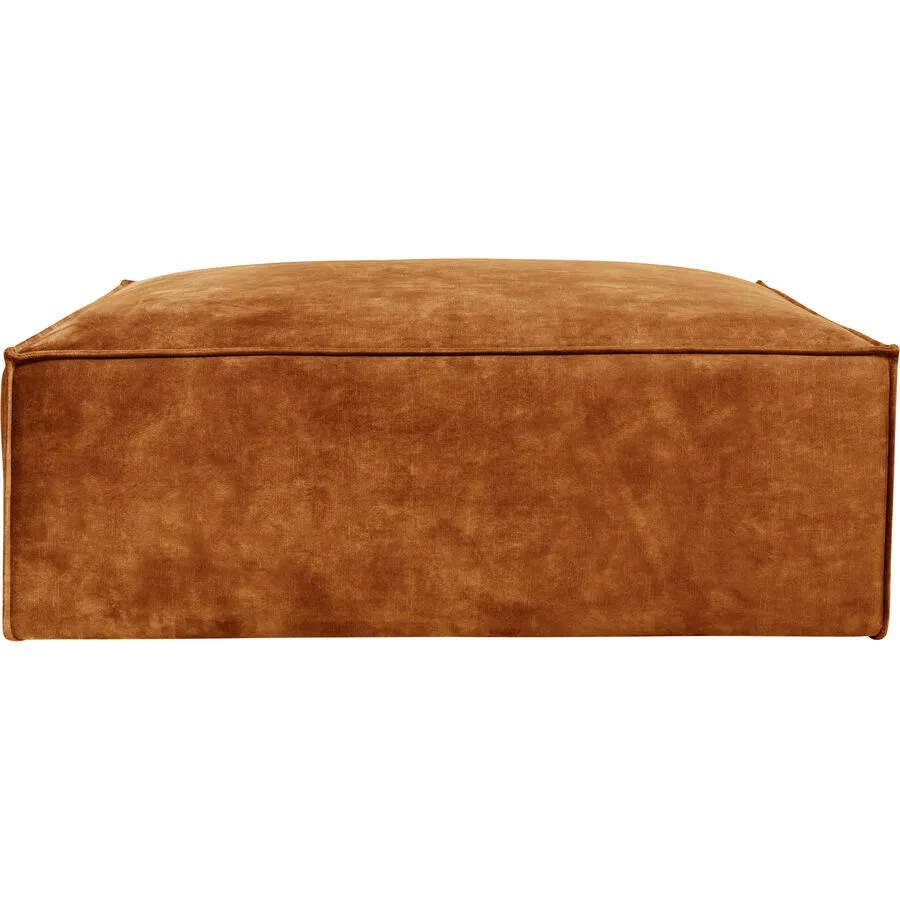 Hocker Karsten Karamell Polyester Stoff B 120 H 47 cm