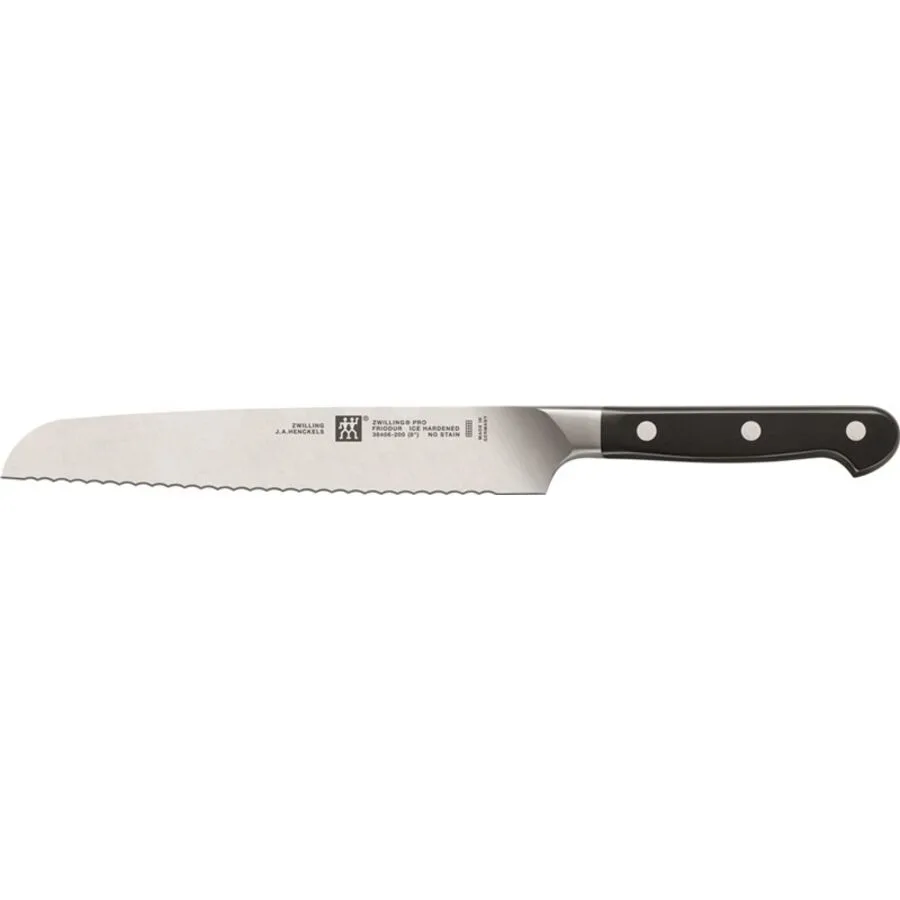 Brotmesser Zwilling Pro schwarz Stahl/Kunststoff 20 cm