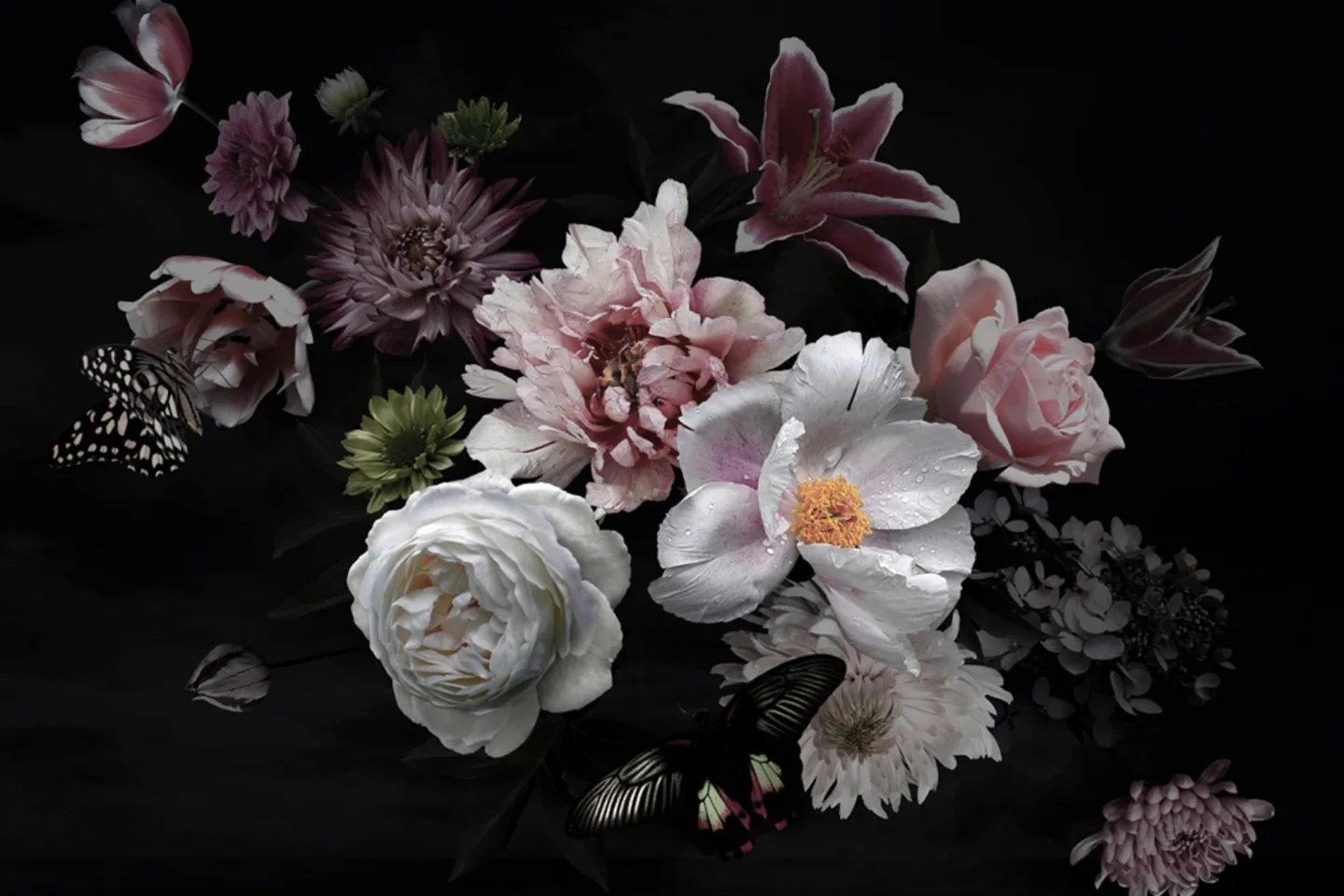 image LAND Alubild Hübsches Blütenbouquet ii | Schubiger Möbel