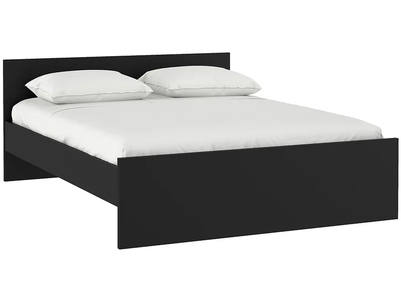 Bett NAIA 160x200cm spanplatte schwarz