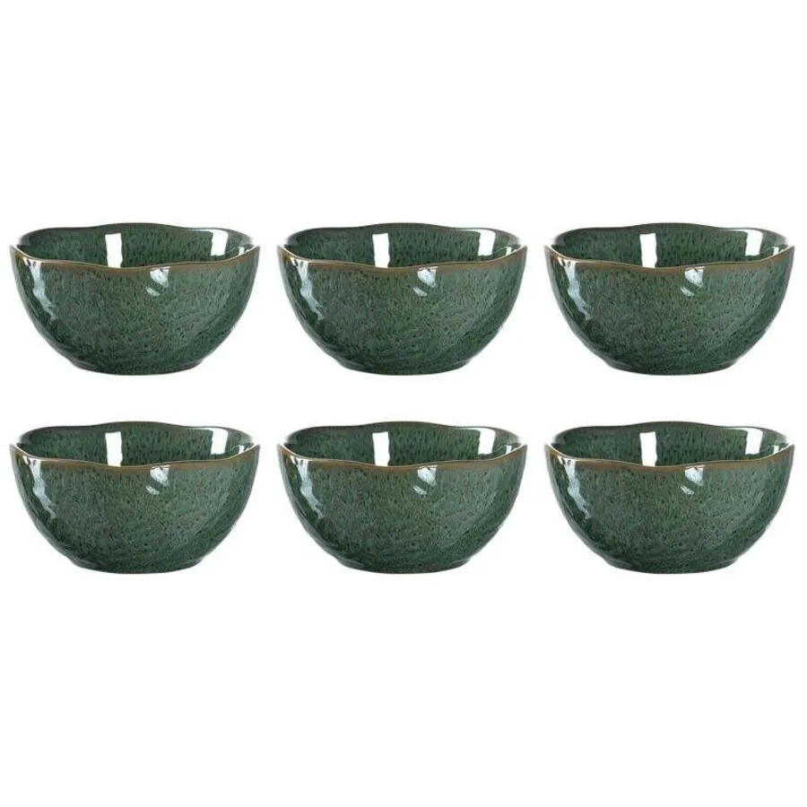 Dessertschalen-Set Leonardo Grün Keramik 12 cm 6 cm