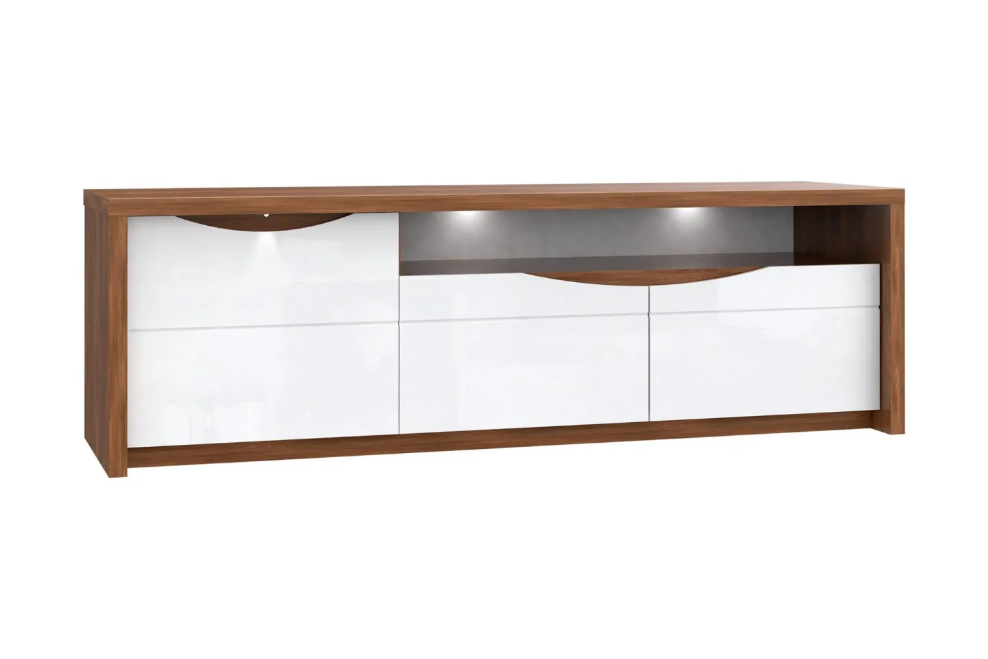 Keoisha TV-Bänk 189 cm - Brun/Vit