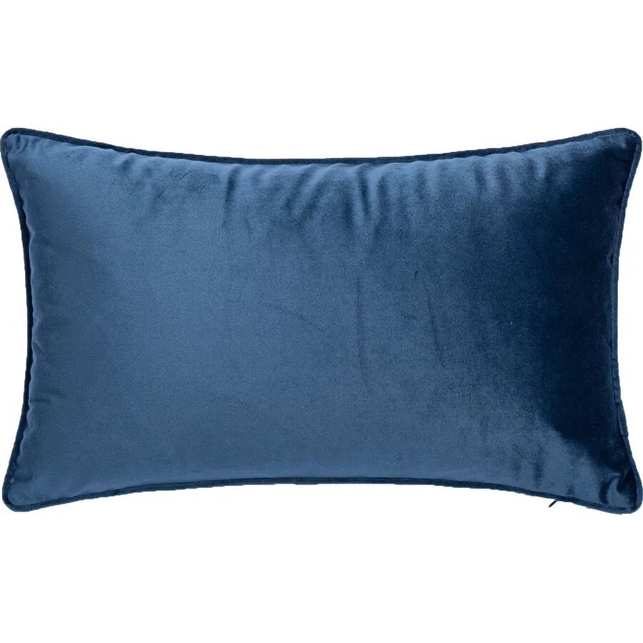 Zierkissen Hanna 30x50cm blau - Material: Leinen