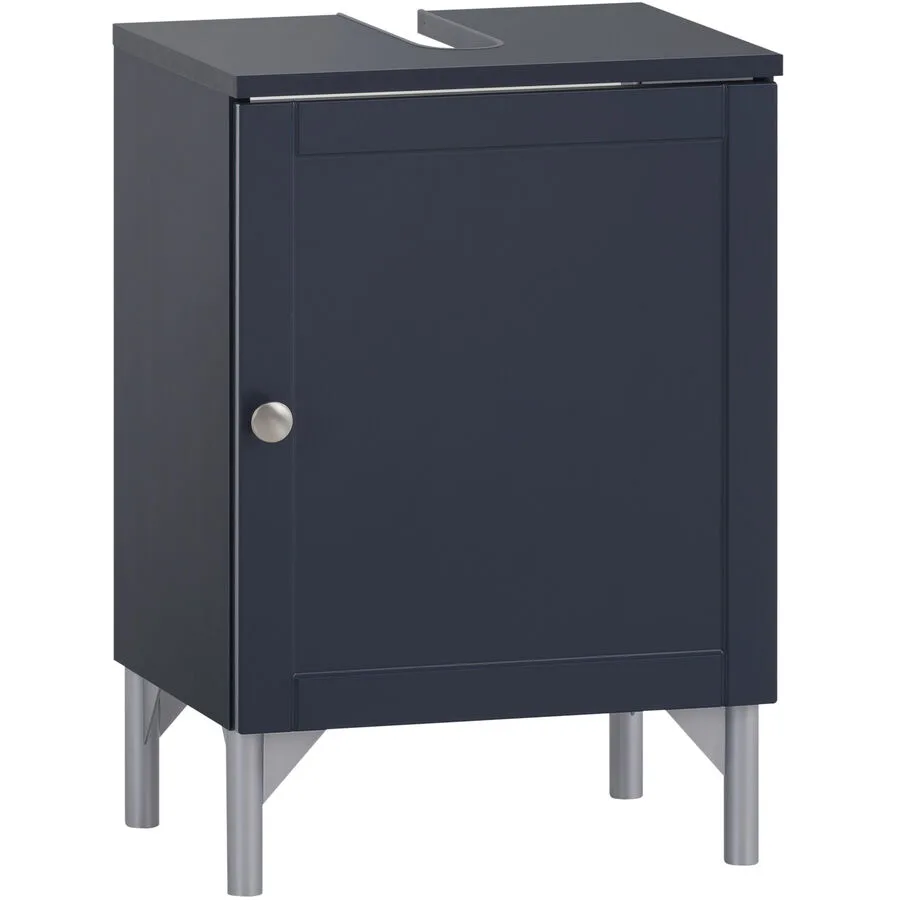 Waschbeckenunterschrank Jukka nachtblau Holzwerkstoff B 40.3 T 32 cm H 58.5 cm