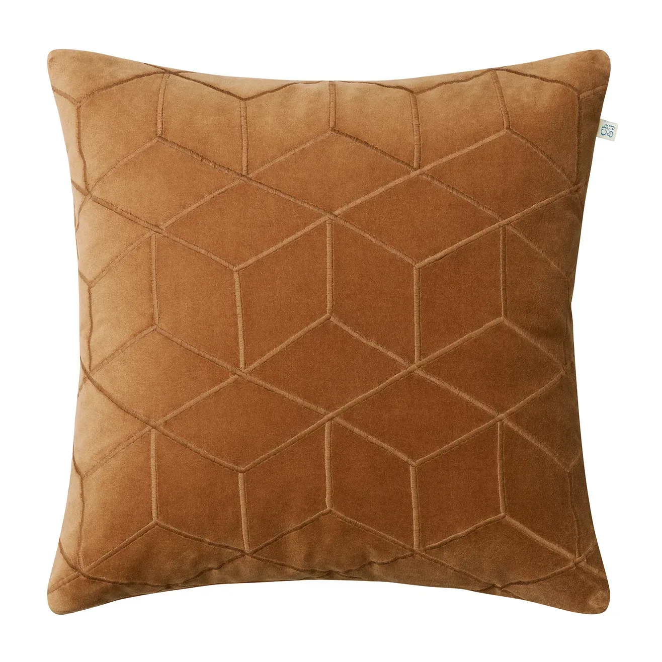 Chhatwal & Jonsson Vir Kissenbezug 50 x 50cm Cognac