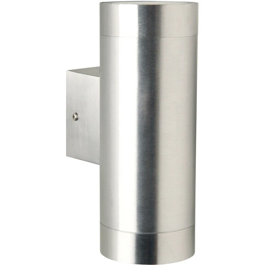 NORDLUX Wandlampe aussen Tin Silber Metall 7.6 cm 19 cm