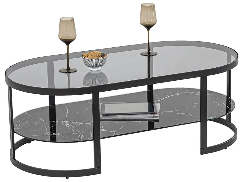 Couchtish SARANDA 55x110x40cm schwarz