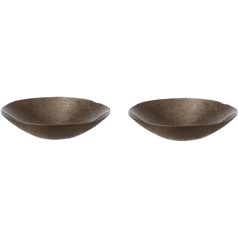 Schalen-Set Leonardo Bronze Glas 7.5 cm
