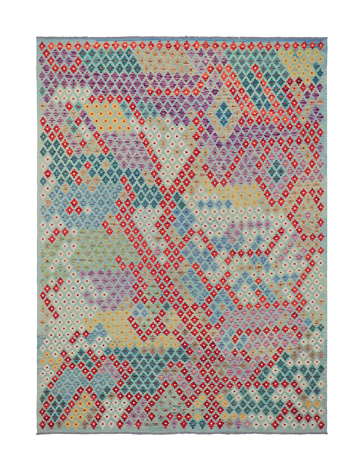 Orientalsk Teppe - Vegi Kelim Hand Woven - 211 x 288 cm (Størrelse: 211 x 288 cm)