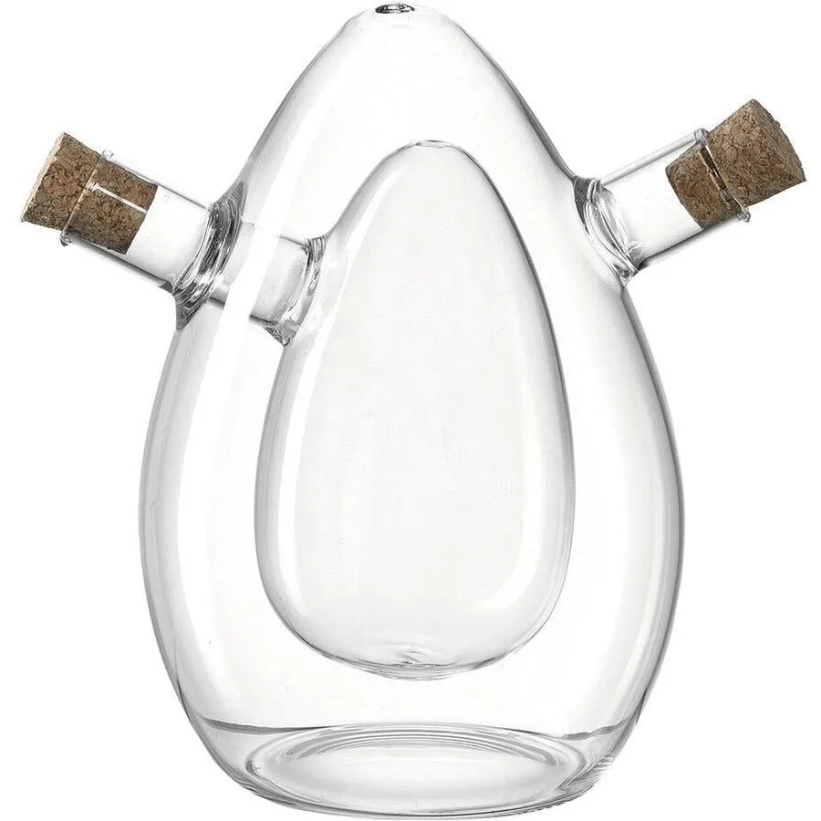 Öl- und Essigspender Leonardo transparent Glas