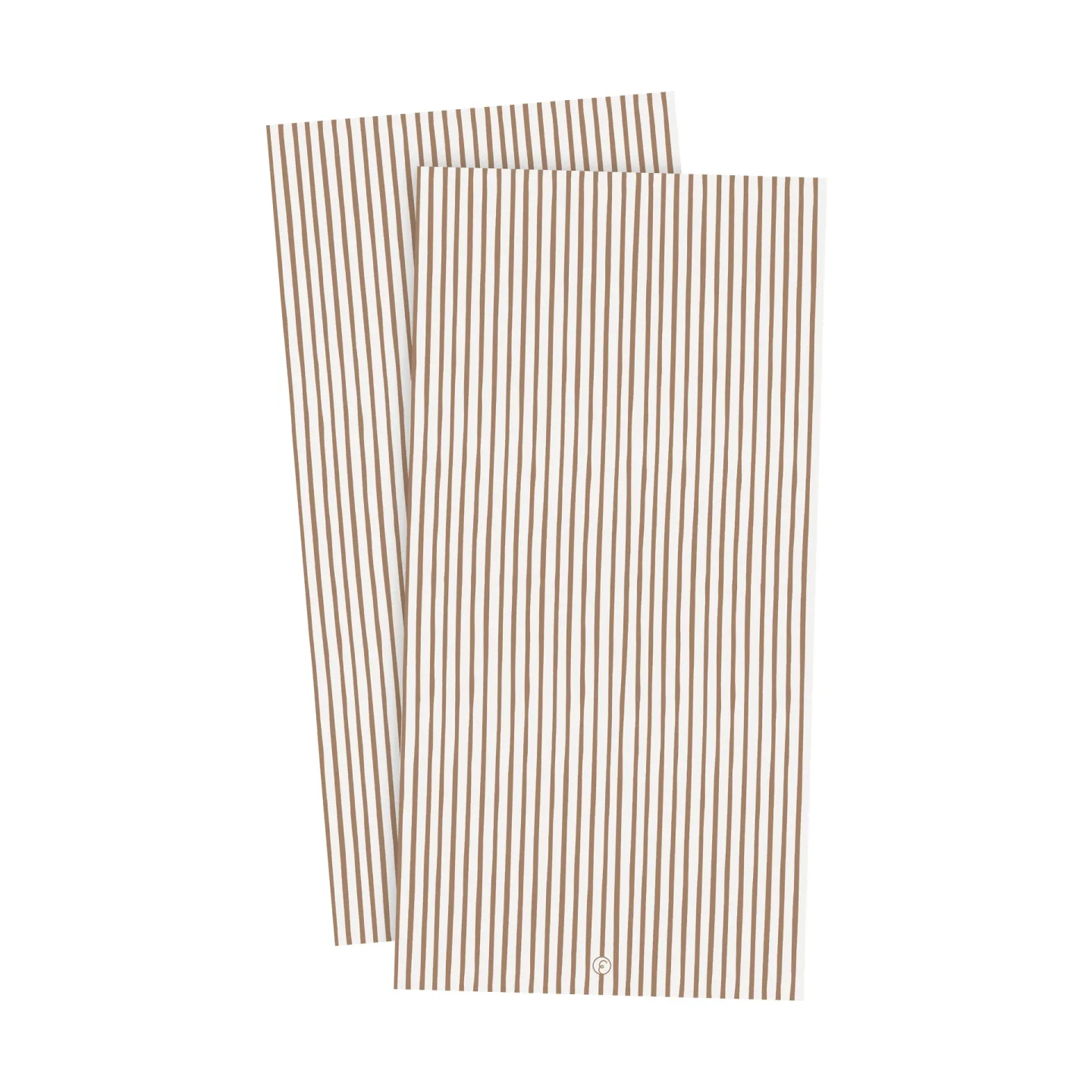 ERNST Ernst Serviette gestreift 10x20cm 20er-Pack Kola-weiß
