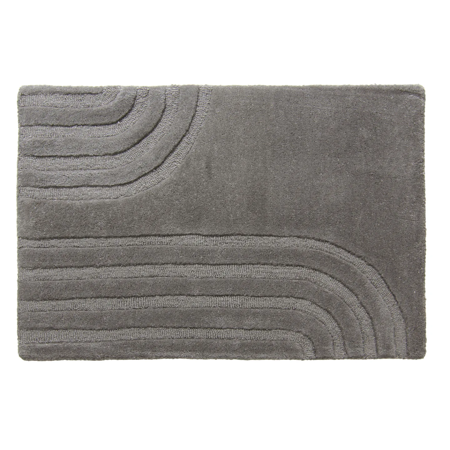 Dørmatte - Mirela (grå) (Størrelse: 60 x 90 cm)