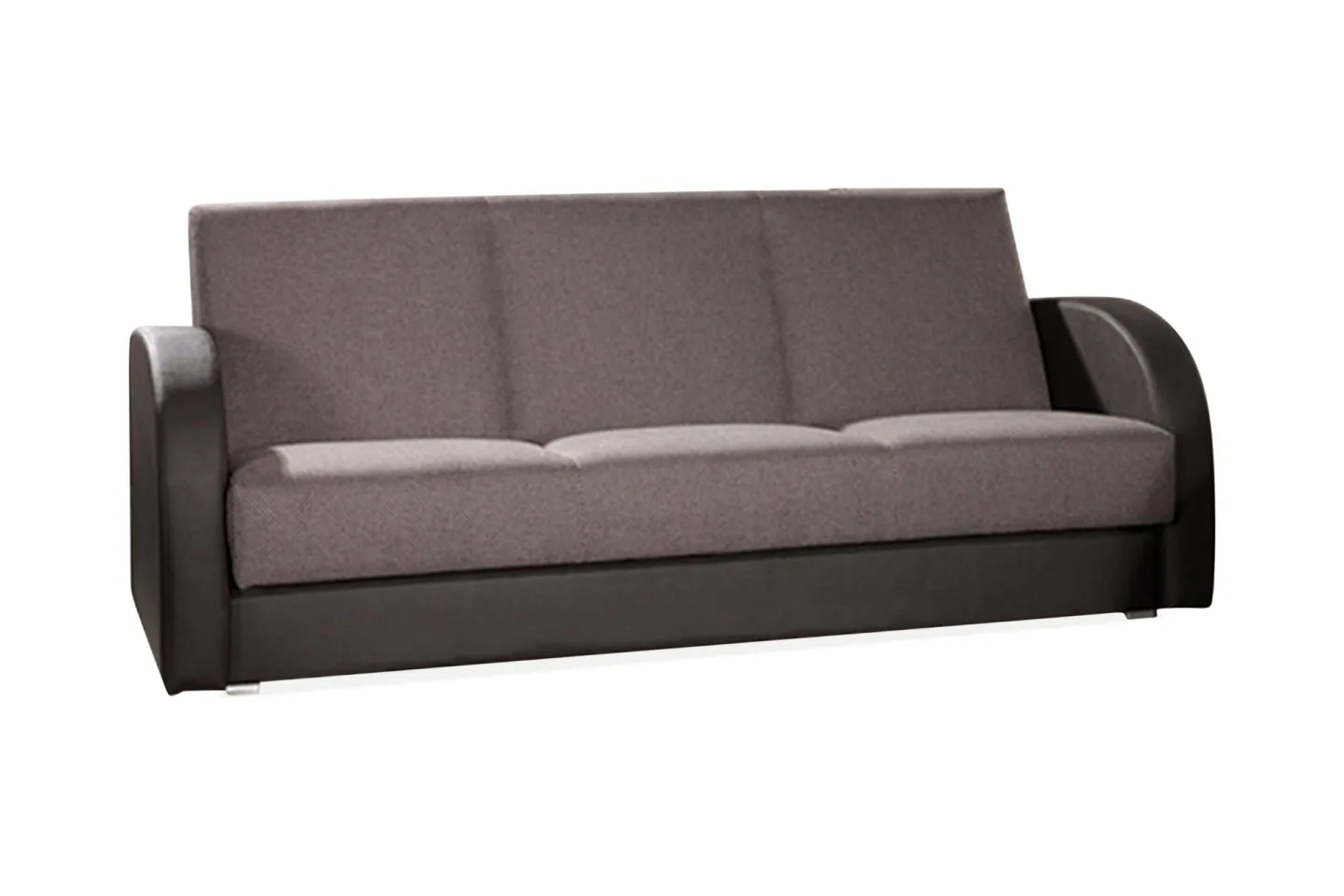 Square Bäddsoffa 222x90x88 cm - Brun/Grå
