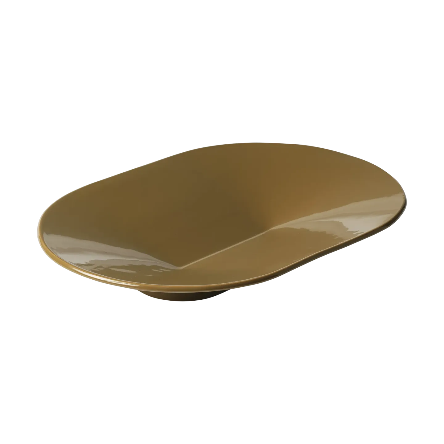 Muuto Mere Schale 52x36 cm Brown Green
