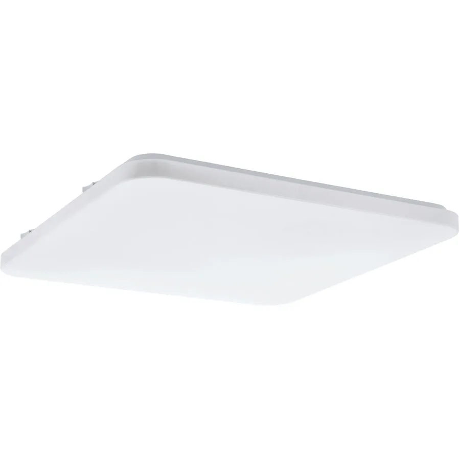 Eglo Deckenlampe Frania Weiss Stahl/Kunststoff 53 cm 7 cm - Material: Kunststoff/Stahl - LED - Lichtfarbe: Warmweiss