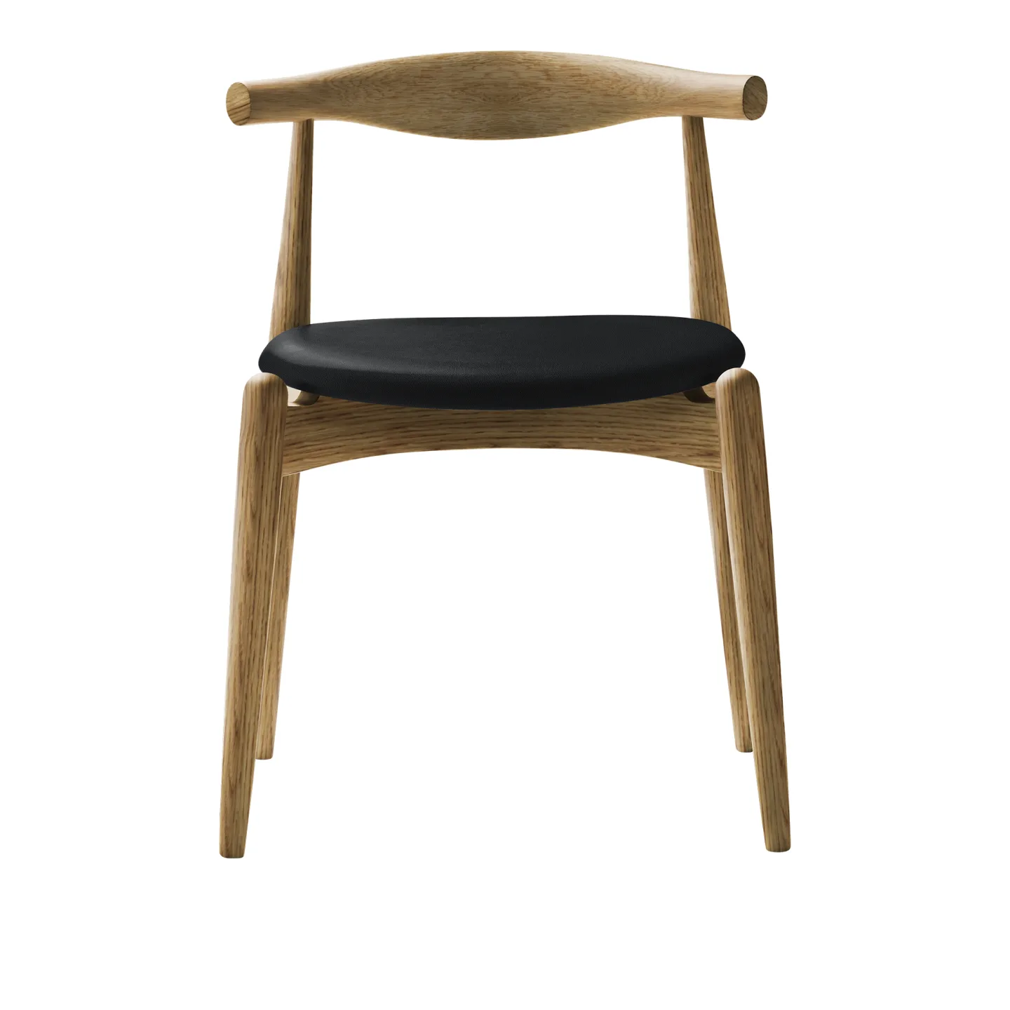 Carl Hansen - CH20, Oljad Ek, Lädergrupp A Loke - 7150 - Matstolar - Hans J. Wegner - Träfärgad - Trä