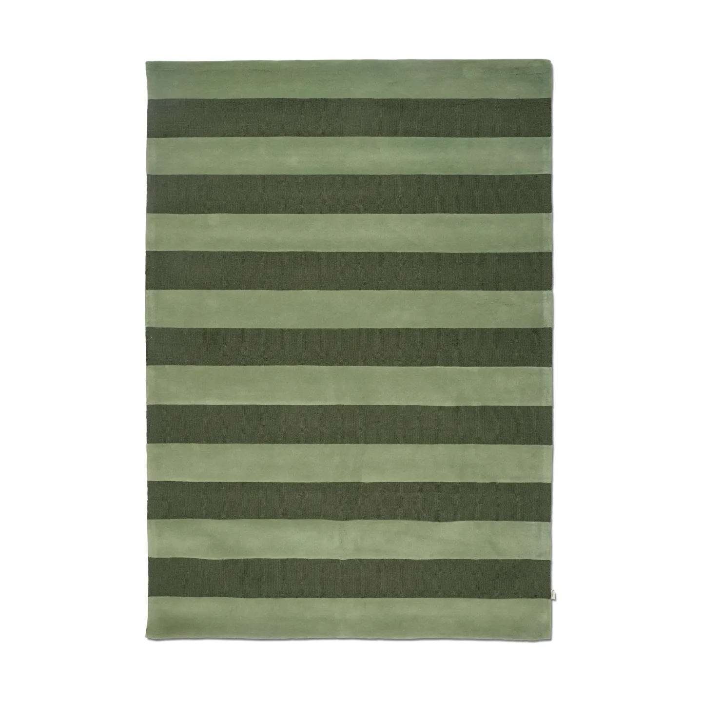 Stripe Boucle matta grön