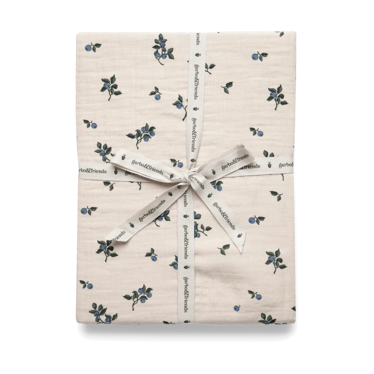 Garbo&Friends Blueberry Muslin Spannbettlaken 70x140x20 cm