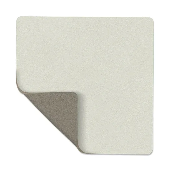 LIND DNA Nupo Glasuntersetzer doppelseitig square 1 St. Linen-Flint Grey