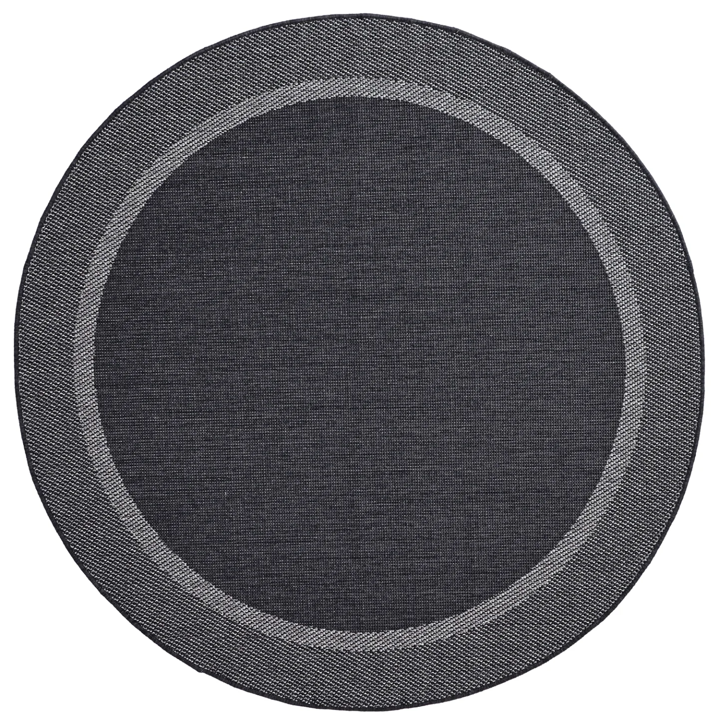 Rundt teppe - Indoor/Outdoor Alta (antrasitt) (Størrelse: Ø 160 cm)