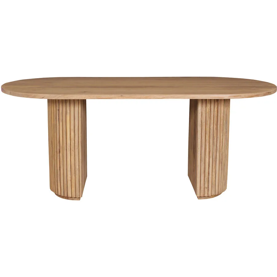 Tisch Tailor natur Mango Massivholz B 180 T 90 cm