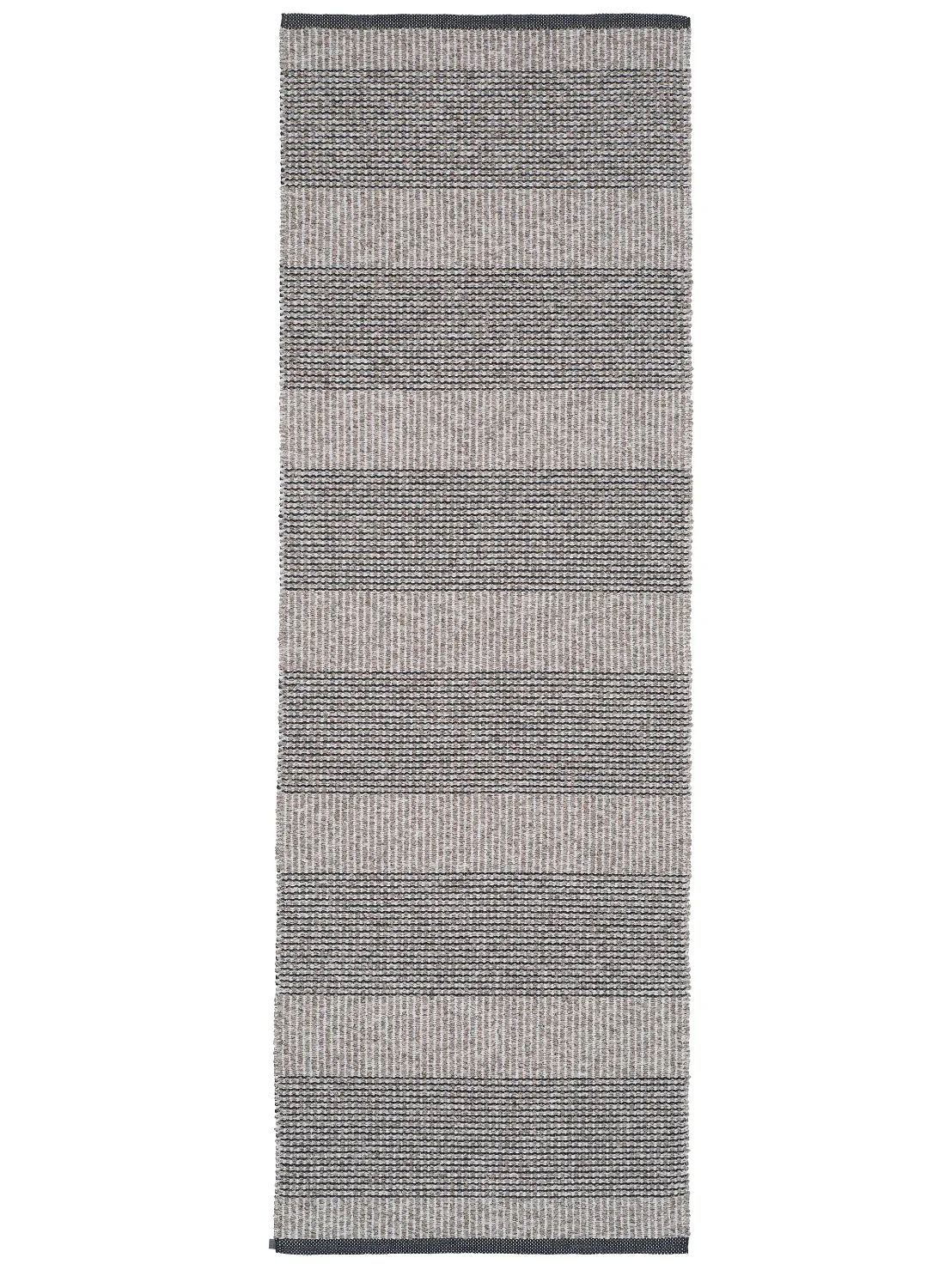 Plast- og garntepper - Horredsmattan Penny mix (svart) (Størrelse: 70 x 210 cm)