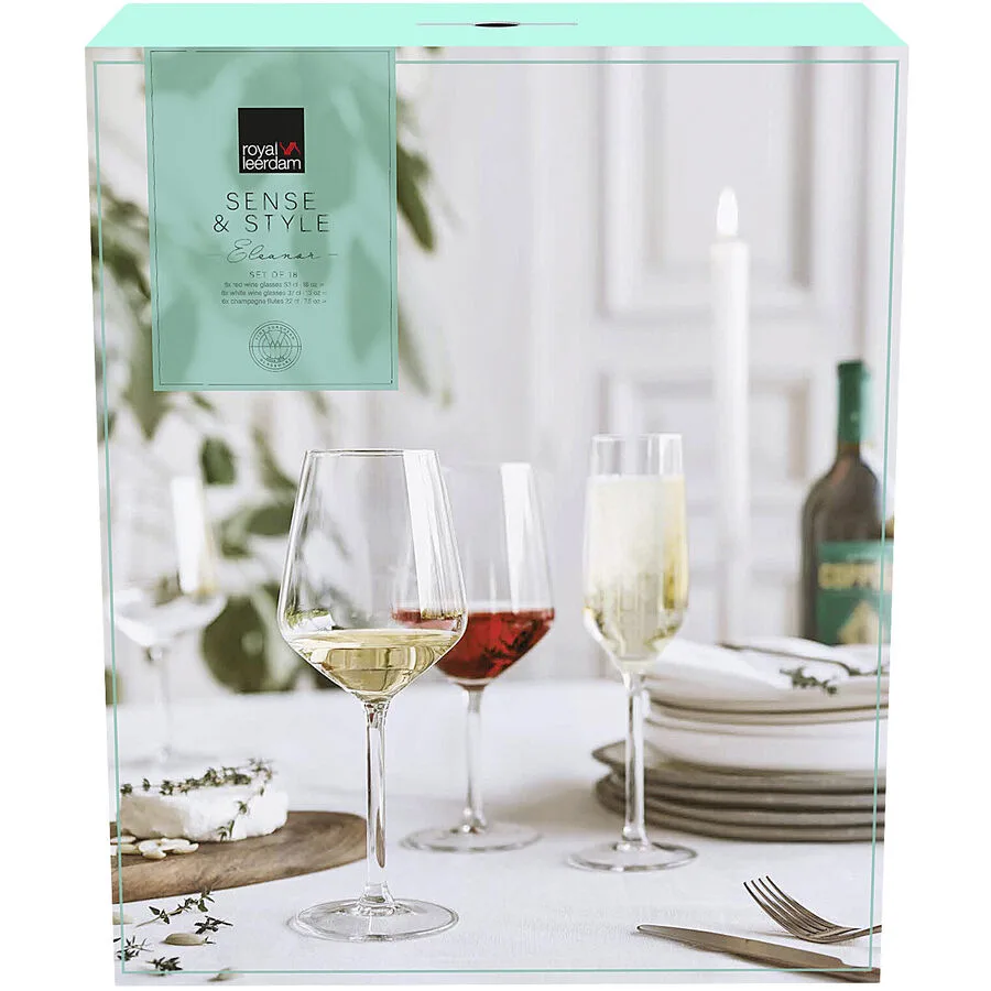 Kelch-Set Eleanor Transparent Glas