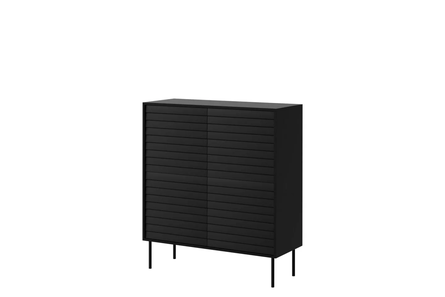Belonger Byrå 102 cm - Svart