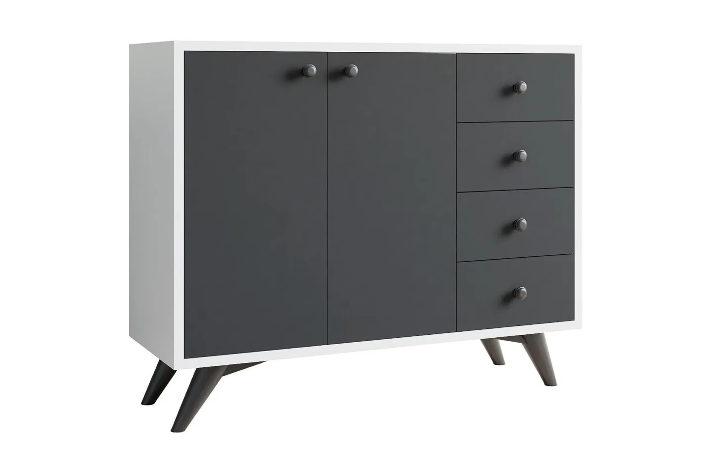 Desgrar Förvaringsskåp 100x82 cm - Vit