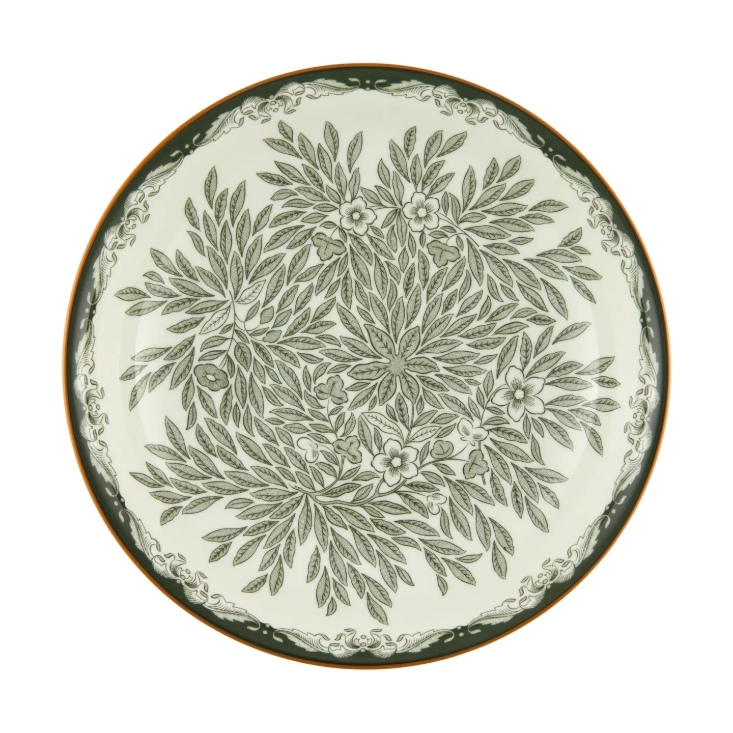 Rörstrand Ostindia Floris tiefer Teller Ø22 cm Grün
