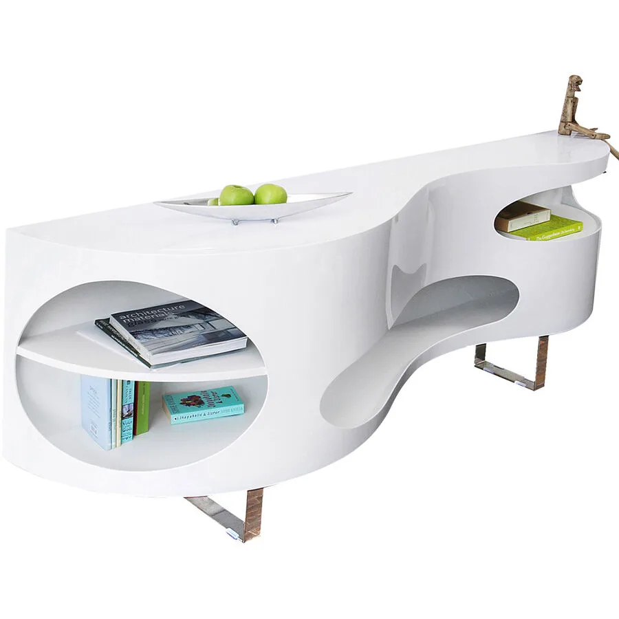 Sideboard Brick Weiss MDF 200 cm 60 cm