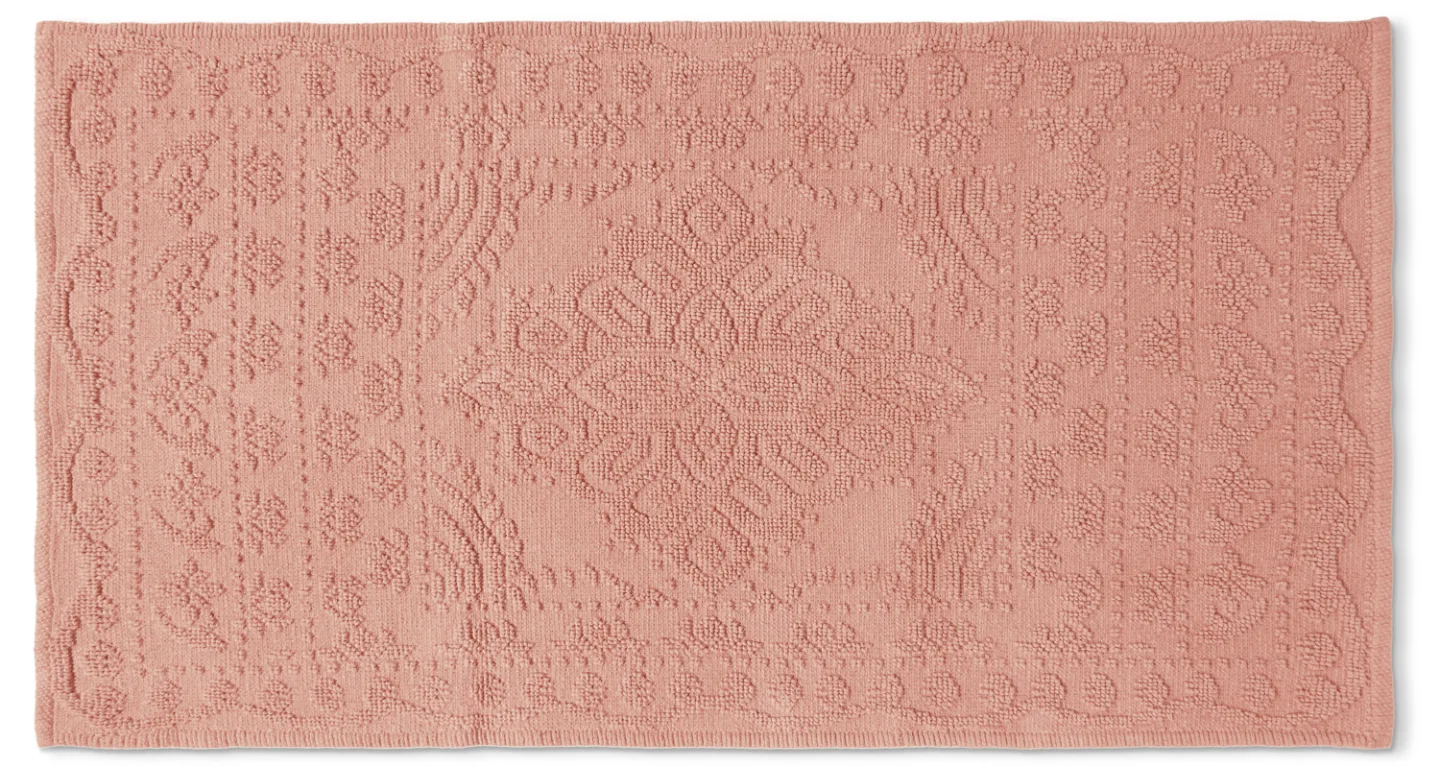 Baderomsmatte - Bella (rosa) (Størrelse: 50 x 80 cm)