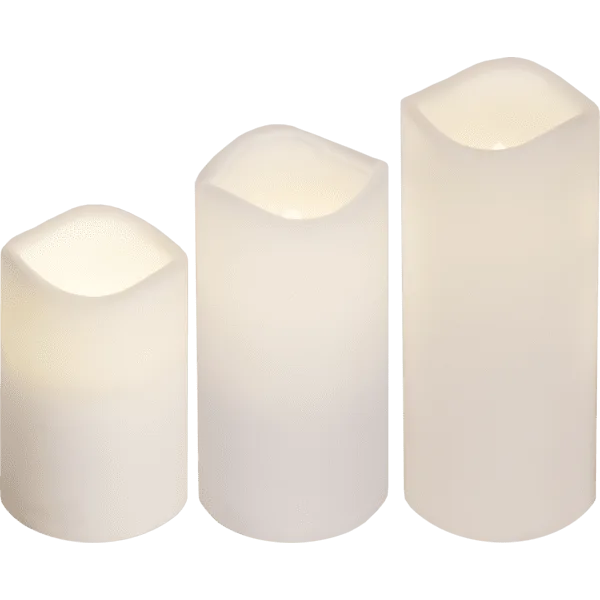 Star Trading - LED Blockljus Paul - Batteriljus - Vit
