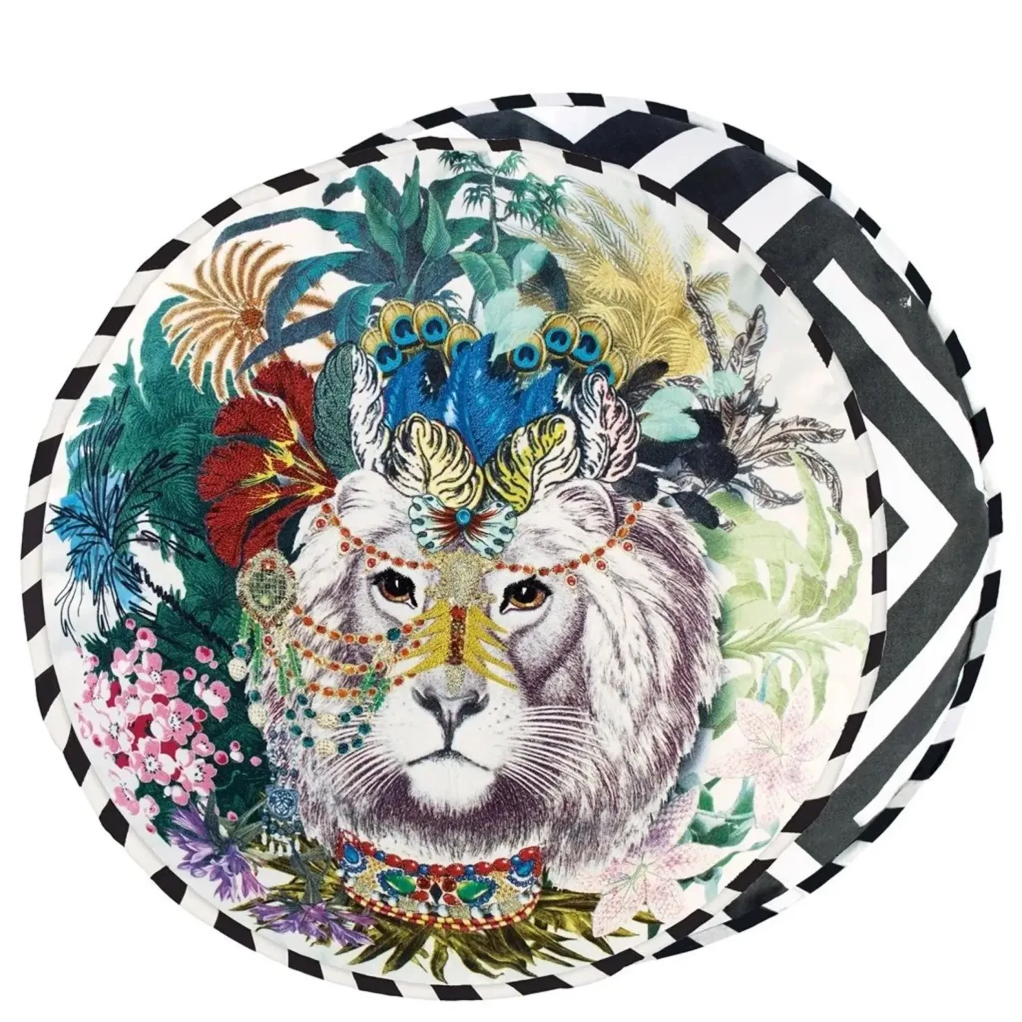 Designers Guild Kissen Jungle King - Opiat Mehrfarbig | Schubiger Möbel